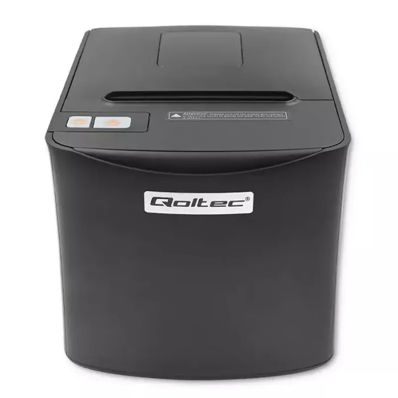 Terminis kvitų spausdintuvas QOLTEC 50256 su USB sąsaja – kompaktiškas POS spausdintuvas