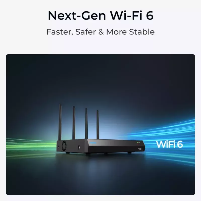 Reolink NVS12W 12 kanalų Wi-Fi 6 NVR 16MP palaikymas 2TB HDD
