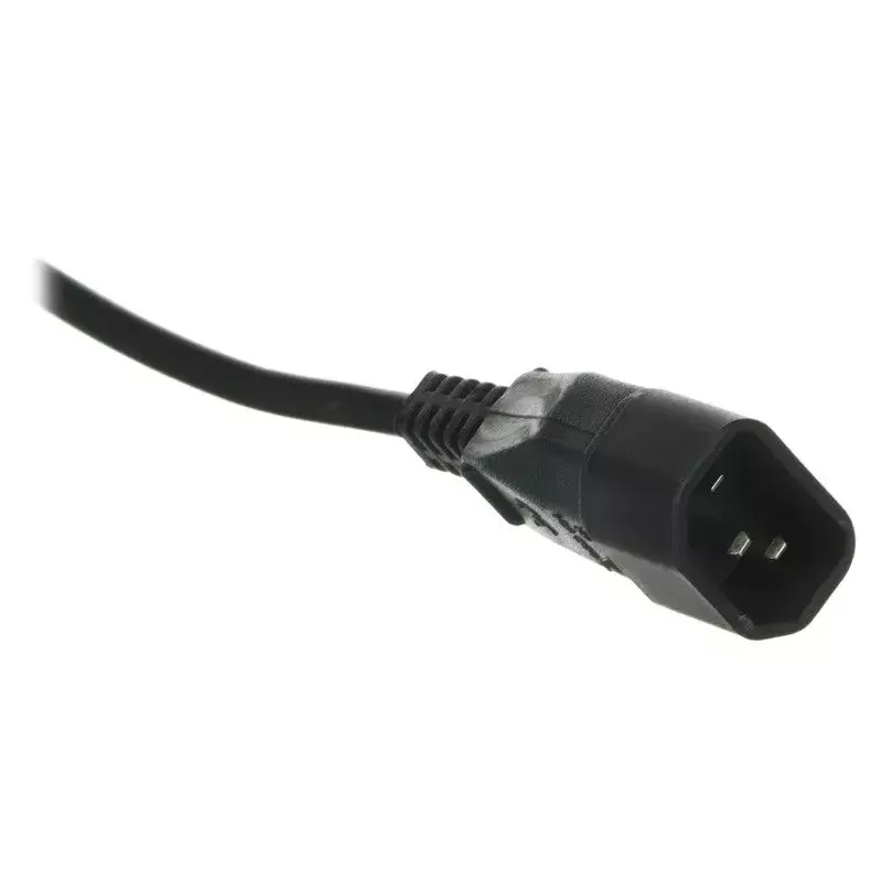 Prailginimo laidas ActiveJet COMBO-IEC-3G/1.5M — 3 gyslų IEC jungtis, 1,5 m, 3 AC lizdai, 230 V/50 Hz, 10 A, juoda