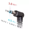 Akyga AK-ND-25 maitinimo adapteris HP nešiojamiesiems kompiuteriams, 65 W, 19,5 V, 3,33 A, 4,5 x 3,0 mm su kaiščiu