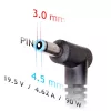 Akyga AK-ND-26 maitinimo adapteris HP nešiojamiesiems kompiuteriams, 90 W, 19,5 V, 4,62 A, 4,5 x 3,0 mm su kaiščiu