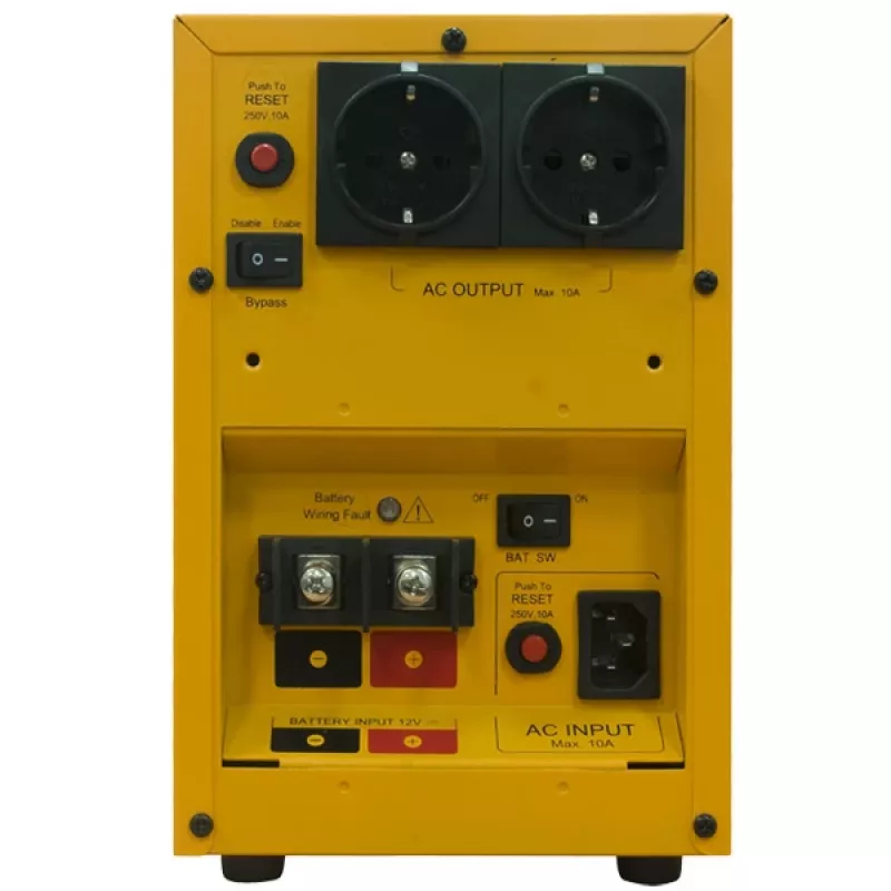 Nepertraukiamo maitinimo šaltinis CyberPower CPS1000E, dvigubos konversijos (Online), 1 kVA, 700 W, 2 lizdai
