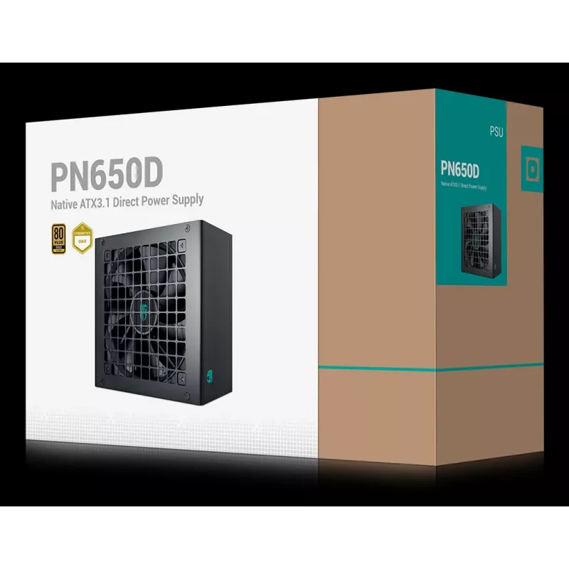 DeepCool Gamer Storm PN650D maitinimo blokas 650 W 20+4 pin ATX ATX Juoda
