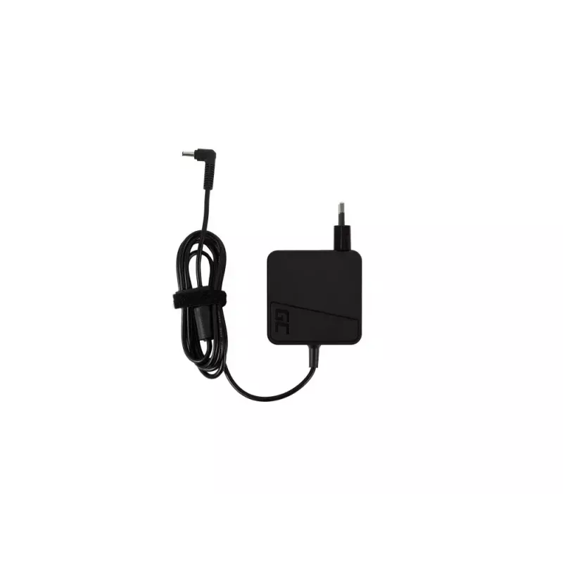 Maitinimo adapteris Green Cell AD41PV2 65W nešiojamiesiems kompiuteriams, 19V 3,42A, vidaus naudojimui, juodas