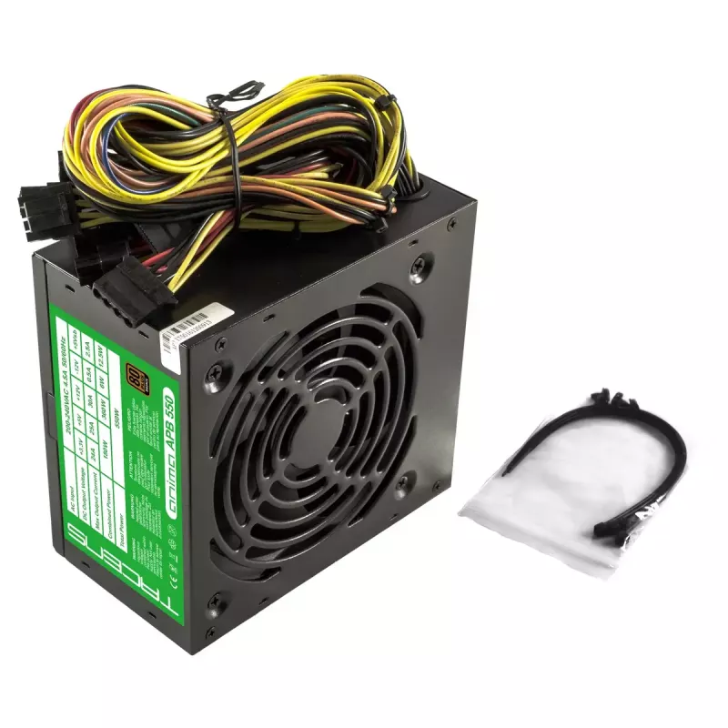 Tacens APB550 maitinimo blokas 550 W 20+4 pin ATX ATX Juodas