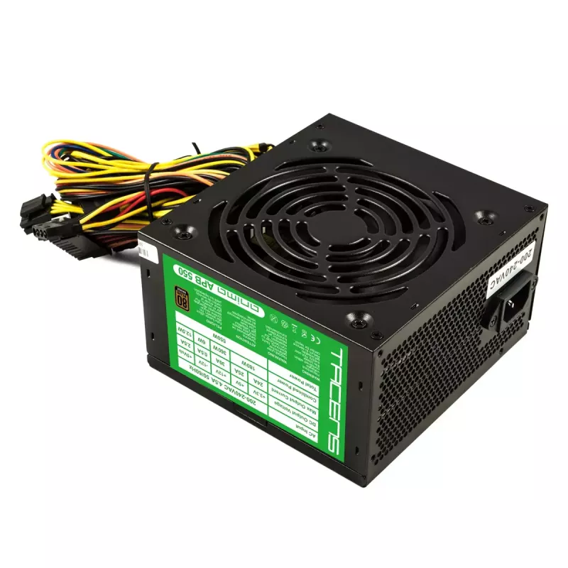 Tacens APB550 maitinimo blokas 550 W 20+4 pin ATX ATX Juodas