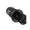 Automobilinis įkroviklis Green Cell CADM-GC-38AC 38W, 1x USB-C (PD 3.0) + 1x USB-A, aliumininis korpusas, juodas