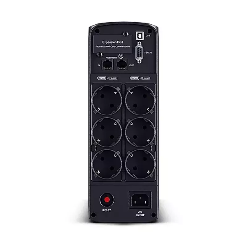 Nepertraukiamo maitinimo šaltinis CyberPower CP1350EPFCLCD, linijinis-interaktyvus, 1.35 kVA / 780 W, 6 AC lizdai