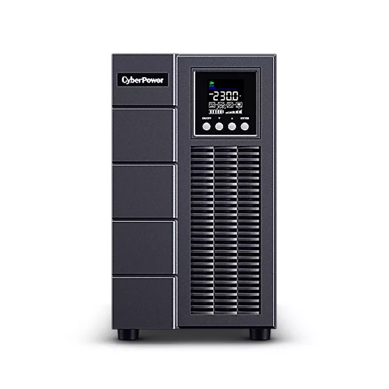 Nepertraukiamo maitinimo šaltinis CYBERPOWER OLS3000EA, Online dvigubos konversijos, 3 kVA (2700 W), PF 0,9, 8x C13 lizdai, C20 įvadas