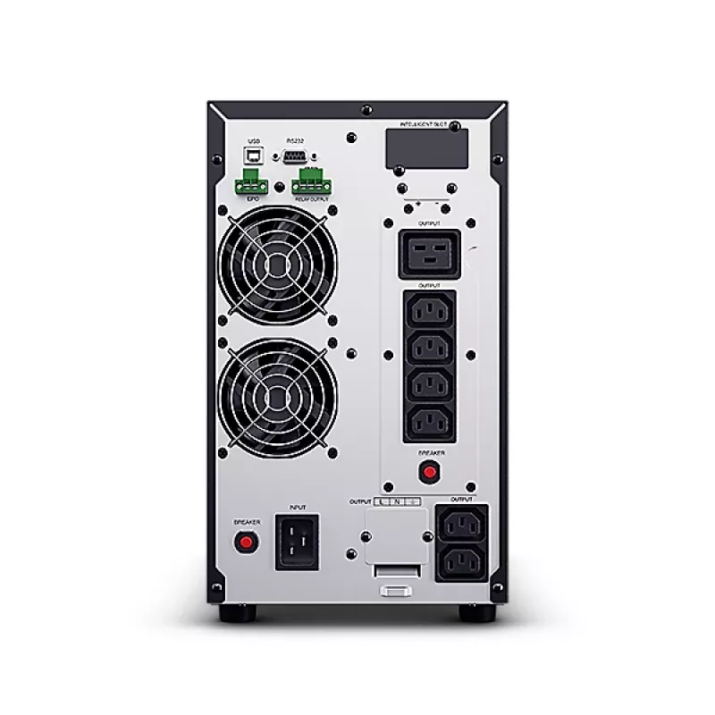 Nepertraukiamo maitinimo šaltinis CYBERPOWER OLS3000EA, Online dvigubos konversijos, 3 kVA (2700 W), PF 0,9, 8x C13 lizdai, C20 įvadas