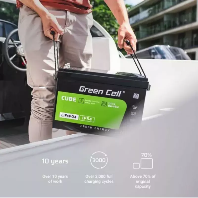 LiFePO4 baterija Green Cell 12.8V 125Ah