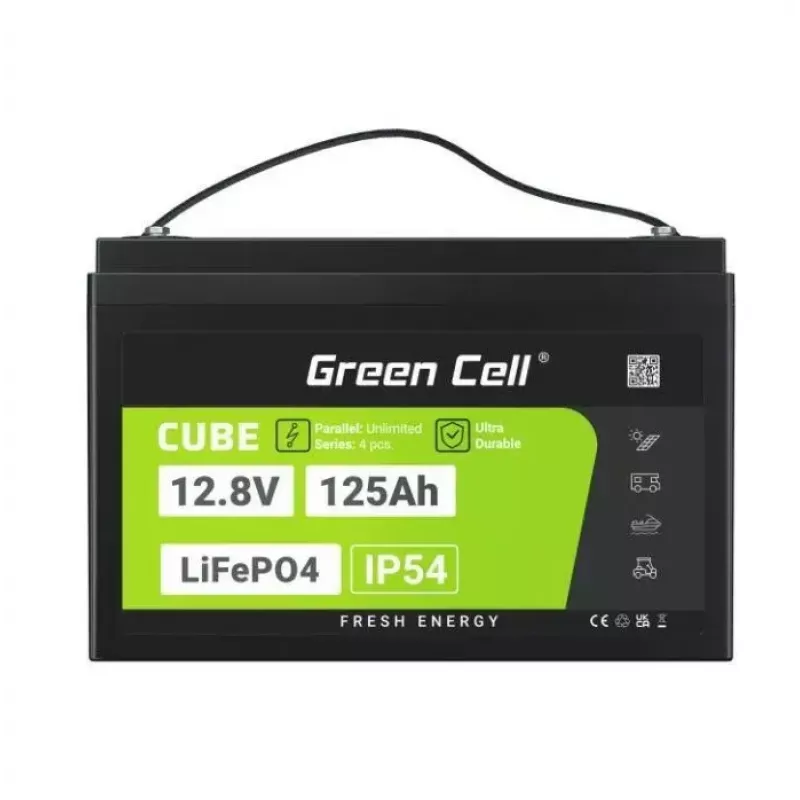 LiFePO4 baterija Green Cell 12.8V 125Ah
