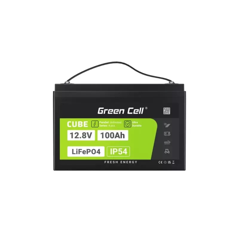Green Cell LFPGC12V100AH LiFePO4 baterija UPS sistemoms 12.8V 100Ah