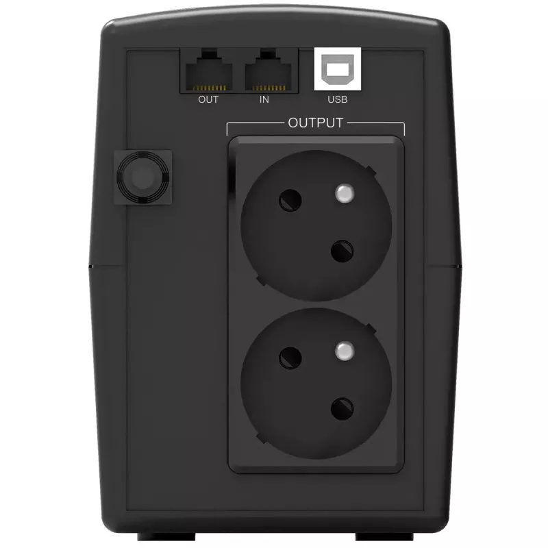 Nepertraukiamo maitinimo šaltinis PowerWalker VI 1000 STL, Line-Interactive 1 kVA (600 W), 230 V, AVR, LCD, 2x E tipo lizdai, USB