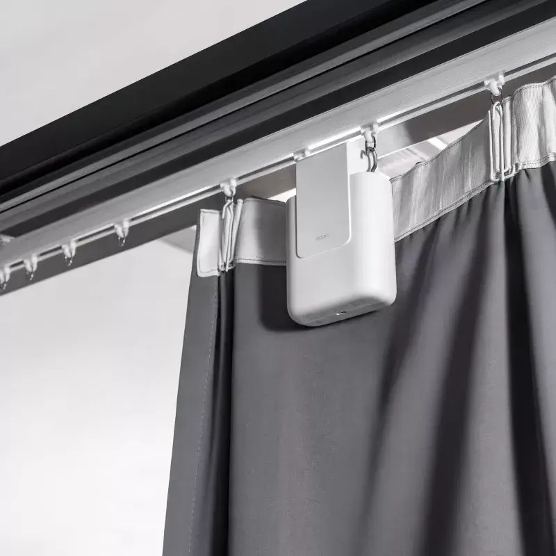 Aqara Curtain Driver E1, bėginė versija (CM-M01-TRACK) – automatinis užuolaidų valdiklis