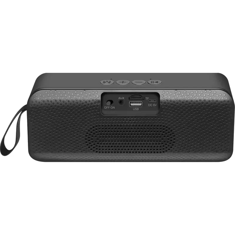 Nešiojamas Bluetooth garsiakalbis DEFENDER Q1 Juodas, 10 W RMS, 1200 mAh, Bluetooth 5.0, MicroSD, FM, AUX, USB