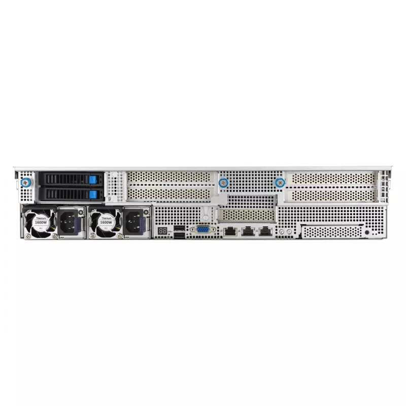 ASUS RS521A-E12-RS24U Socket SP5 stovo serveris (2U) juoda, sidabrinė