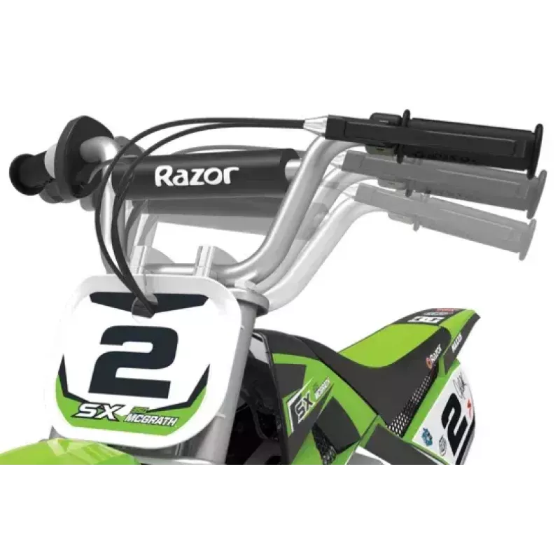Elektrinis paspirtukas Razor Dirt Rocket SX350 McGrath — 24V, 22 km/h, 12 colių ratai, vienvietis, juodas