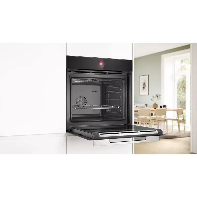 Įmontuojama elektrinė orkaitė Bosch Serie 8 HBG7341B2, 71 L, 3600 W, liečiamas valdymas, juoda