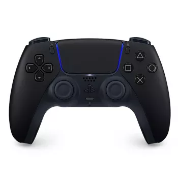 Žaidimų pultas Sony DualSense V2 Black – belaidis / Bluetooth 5.1 ir USB-C, įmontuota baterija, haptika, giroskopas, jutiklinė dalis, ausinių lizdas