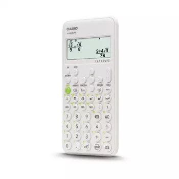 Mokslinis skaičiuotuvas CASIO ClassWiz FX-350EX kišeninis — 16 skaitmenų, 2 eilučių ekranas, baterijinis, pilkas, kišeninis dydis