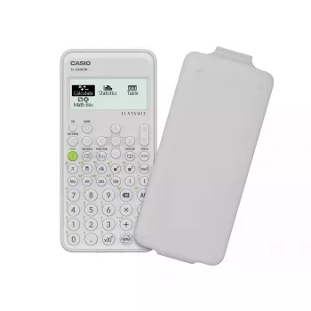 Mokslinis skaičiuotuvas CASIO ClassWiz FX-350EX kišeninis — 16 skaitmenų, 2 eilučių ekranas, baterijinis, pilkas, kišeninis dydis