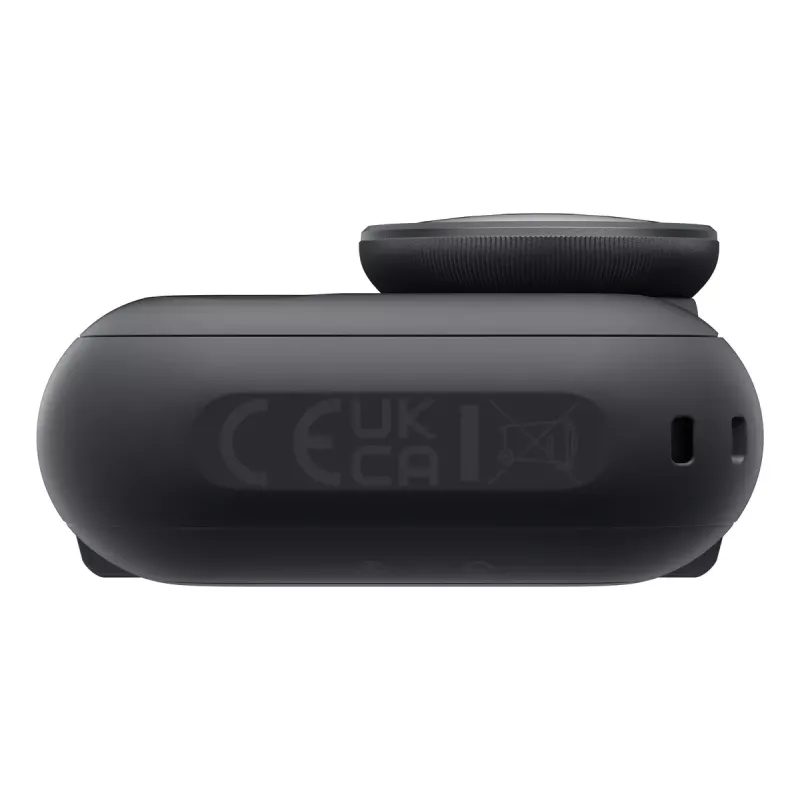 Veiksmo kamera Insta360 GO Ultra Standard Black — 4K Ultra HD 3840×2880, 1/1.28 colio jutiklis, 240 kadrų/s, Wi‑Fi, įmontuotas ekranas, MicroSD, 52,9 g