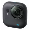 Veiksmo kamera Insta360 GO Ultra Standard Black — 4K Ultra HD 3840×2880, 1/1.28 colio jutiklis, 240 kadrų/s, Wi‑Fi, įmontuotas ekranas, MicroSD, 52,9 g