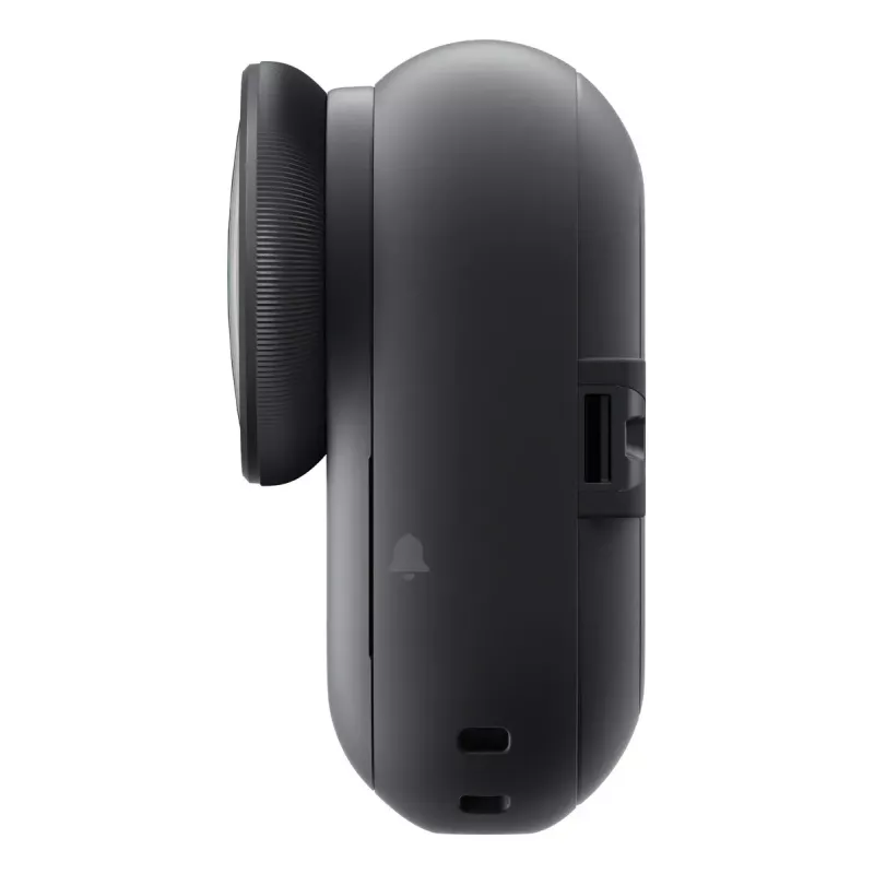 Veiksmo kamera Insta360 GO Ultra Standard Black — 4K Ultra HD 3840×2880, 1/1.28 colio jutiklis, 240 kadrų/s, Wi‑Fi, įmontuotas ekranas, MicroSD, 52,9 g