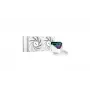 Vandens aušintuvas DeepCool LT520 WH, baltas, 240mm radiatorius, 2x120mm FDB ventiliatoriai, PWM, LGA/AM4/AM5/sTR4