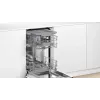 Indaplovė įmontuojama Bosch Serie 4 SPV4HMX10E, kompaktiška, 10 komplektų, 44 dB, energijos klasė E