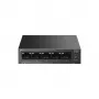 Nevaldomas komutatorius TP-LINK LS105P, 5x Fast Ethernet (10/100) prievadai, 4x PoE prievadai, 1 Gbit/s perjungimo talpa, be ventiliatoriaus, juodas