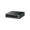 Nevaldomas komutatorius TP-LINK LS105P, 5x Fast Ethernet (10/100) prievadai, 4x PoE prievadai, 1 Gbit/s perjungimo talpa, be ventiliatoriaus, juodas