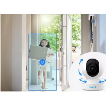 IP stebėjimo kulkos formos kamera Reolink E340 8MP, 4K (3480×2160), PoE/2.4/5 GHz Wi‑Fi, microSD, IP67, 30 kadrų/s