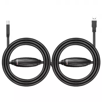 USB kabelis Lindy 10 m aktyvus USB 3.0 kabelis