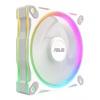 Ventiliatorius ASUS Prime MR120 ARGB White 120 mm movinis guolis korpuso ventiliatorius