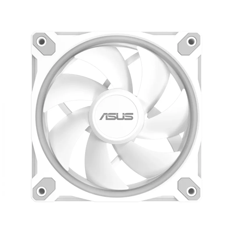 Ventiliatorius ASUS Prime MR120 ARGB White 120 mm movinis guolis korpuso ventiliatorius