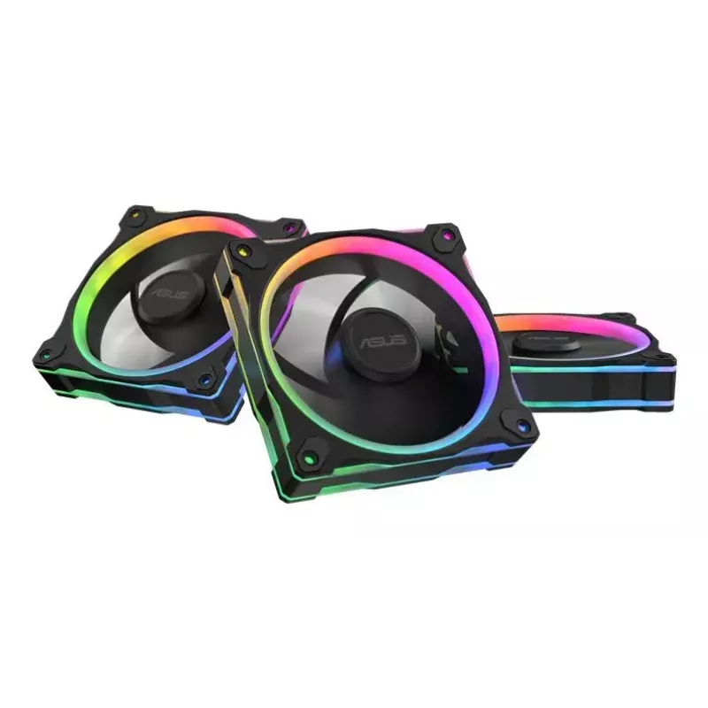 Ventiliatorius ASUS Prime MR120 ARGB juodas 120 mm movinis guolis PWM 1600 RPM 58 CFM