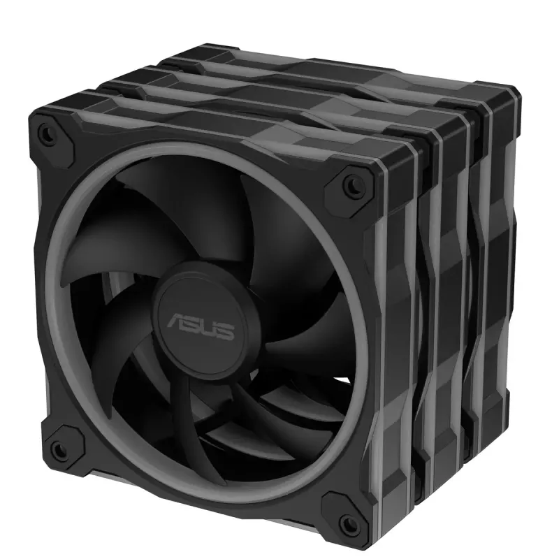 Ventiliatorius ASUS Prime MR120 ARGB juodas 120 mm movinis guolis PWM 1600 RPM 58 CFM