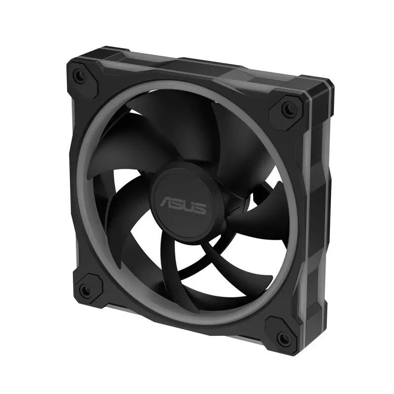 Ventiliatorius ASUS Prime MR120 ARGB juodas 120 mm movinis guolis PWM 1600 RPM 58 CFM