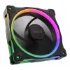 Ventiliatorius ASUS Prime MR120 ARGB juodas 120 mm movinis guolis PWM 1600 RPM 58 CFM