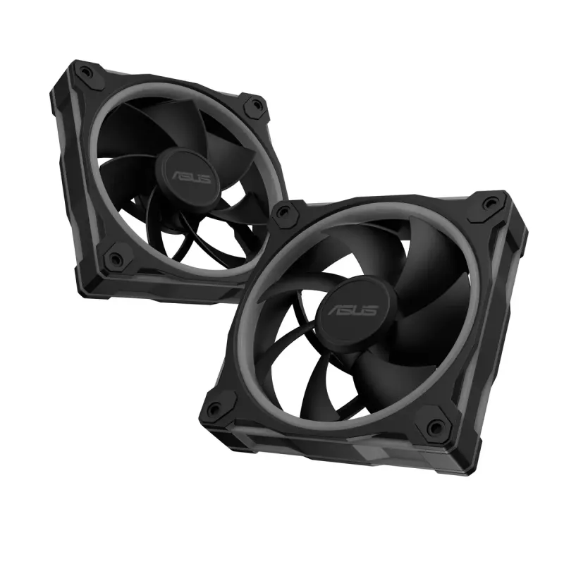 Ventiliatorius ASUS Prime MR120 ARGB juodas 120 mm movinis guolis PWM 1600 RPM 58 CFM