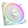 120 mm korpuso ventiliatorius ASUS Prime MR120 ARGB Reverse White — 1600 RPM, 58 CFM, PWM, įvorinis guolis