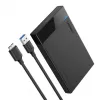 Išorinis HDD/SSD dėklas UGREEN 30848 Juodas 2,5 colio, USB 3.0, SATA I/II/III, iki 10 TB, 5 Gbit/s