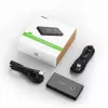 Ugreen 30767 USB 2.0 4 prievadų jungiklis su 1,5 m USB laidais, juodas