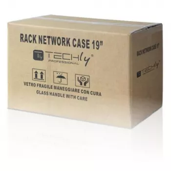 Techly sieninis 19 inch 6U spintos korpusas prof. 450 pilkas surinktas I-CASE EL-1006G45