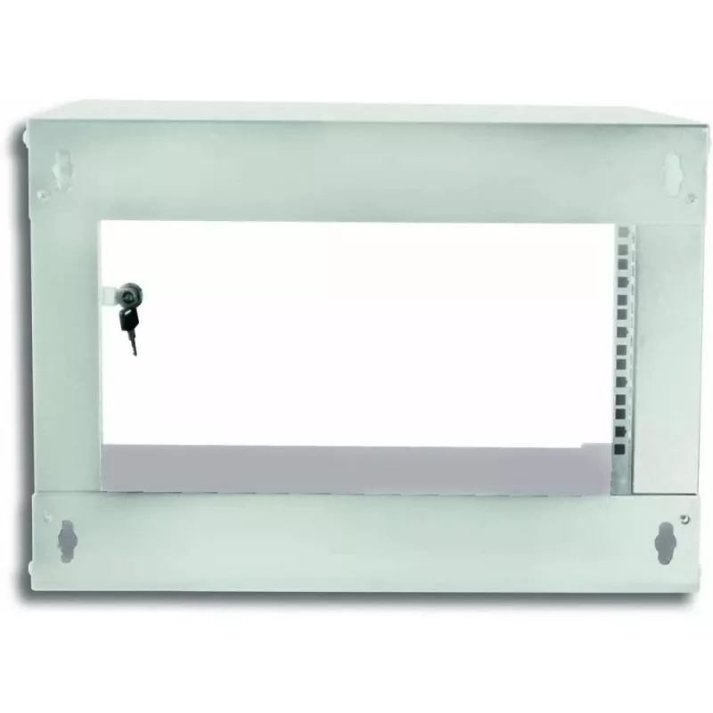 Techly sieninis 19 inch 6U spintos korpusas prof. 450 pilkas surinktas I-CASE EL-1006G45