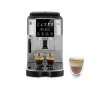 Kavos aparatas De’Longhi Magnifica S ECAM220.30.SB — 1,8 L vandens bakas, 250 g pupelių talpa, integruotas malūnėlis ir pieno putotojas