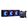 Vandens aušintuvas MSI MAG Coreliquid A15 240 — 240 mm radiatorius, 2×120 mm ventiliatoriai, LGA1700/AM4/AM5, juodas