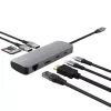 USB Type-C stotelė TRUST 25672 — HDMI, RJ-45, USB 3.2 Gen 1 Type-A/Type-C, SD/MicroSD, pilka